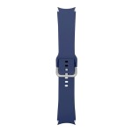 Bracelet Silicone Galaxy Watch4 Bleu ouvert