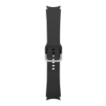 Bracelet Silicone Galaxy Watch4 Noir ouvert