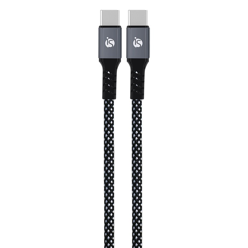 Câble magnétique noir USB-C - USB-C