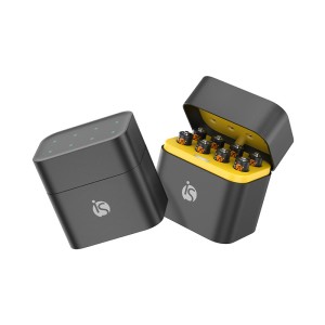deux Chargeur de Piles rechargeables