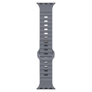 Bracelet en caoutchouc FKM gris
