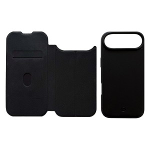Coque portefeuille magnétique en cuir iPhone - iServices