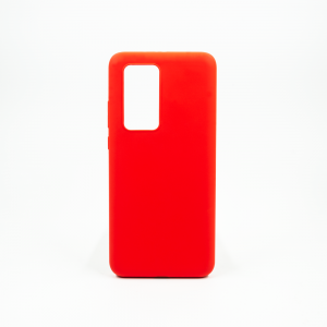 Coque Silicone Liquide Huawei Rouge avant