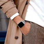 Bracelet Milanais pour Apple Watch Argent en contexte d'utilisation