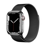 Bracelet Milanais Noir avec Apple Watch