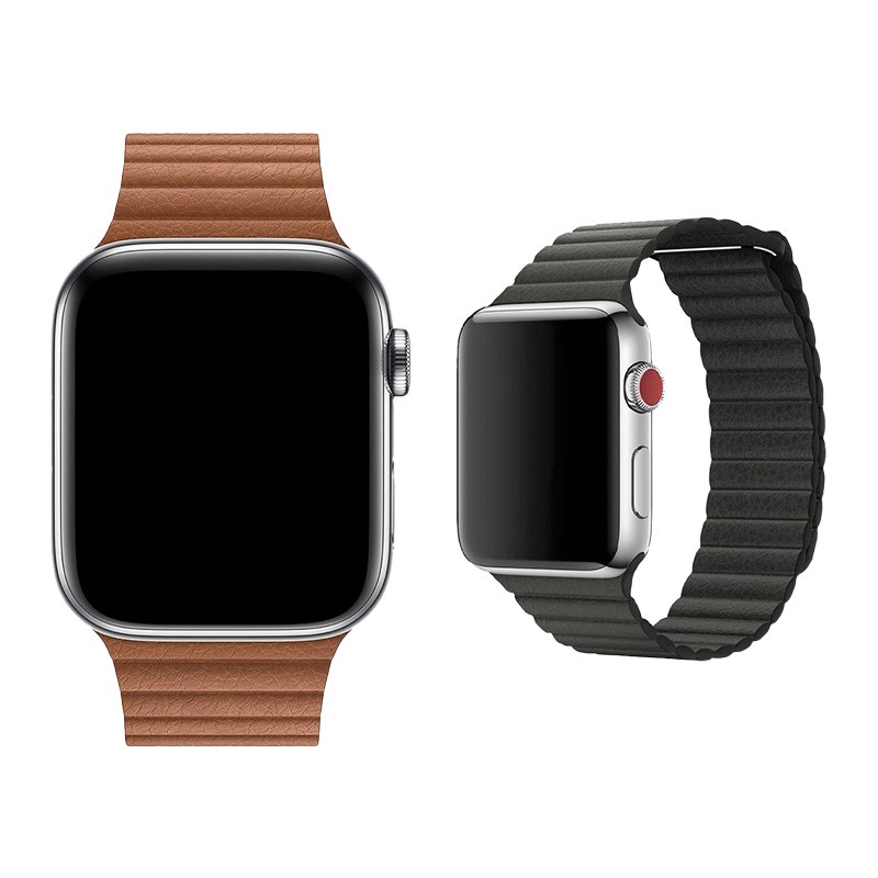 Bracelets en Cuir pour Apple Watch avec les montres