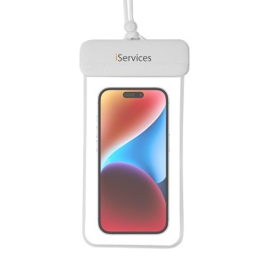 Pochette Étanche pour Smartphone Blanche avant