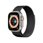 Bracelet Milanais Noir avec Apple Watch Ultra